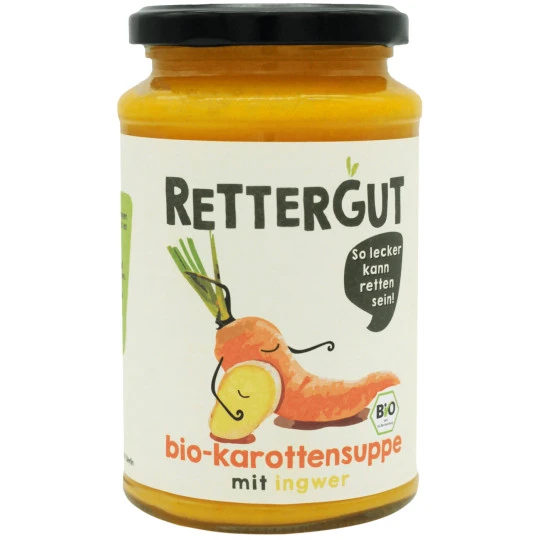 Bio Karottensuppe Mit Ingwer 375ML 1 Bio Karottensuppe Mit Ingwer 375ML