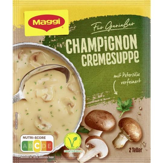 Für Genießer Champignon Creme Suppe Ergibt 500ML 1 Für Genießer Champignon Creme Suppe Ergibt 500ML