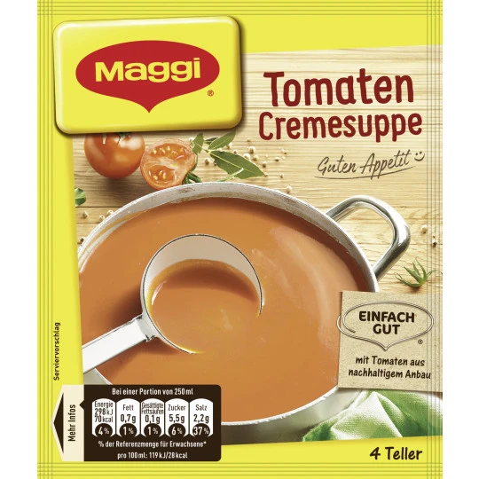 Guten Appetit! Tomaten Cremesuppe Ergibt 1L 1 Guten Appetit! Tomaten Cremesuppe Ergibt 1L